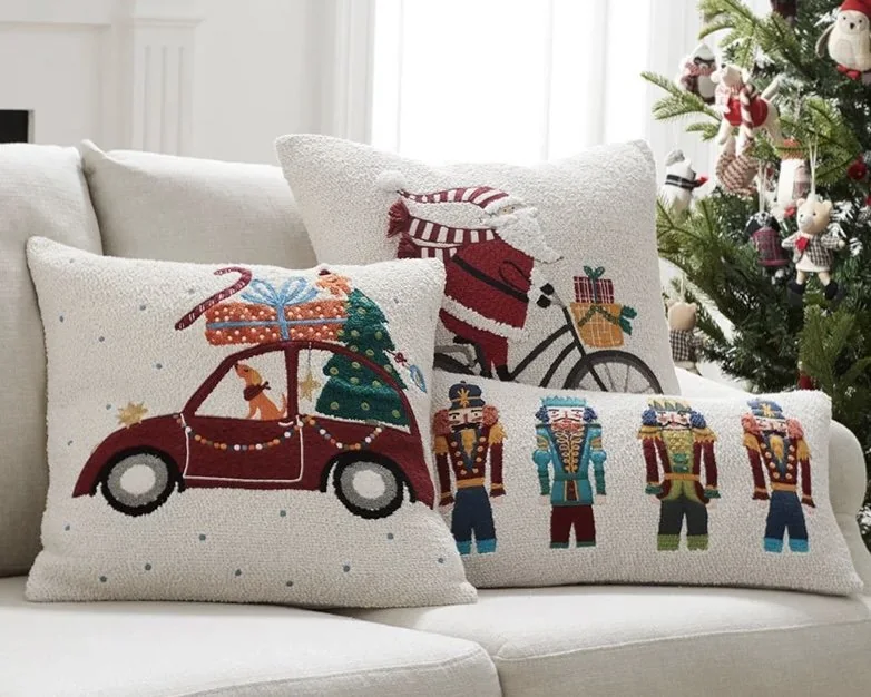 Holiday-themed cushion