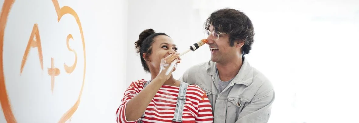 Couple considering home financing